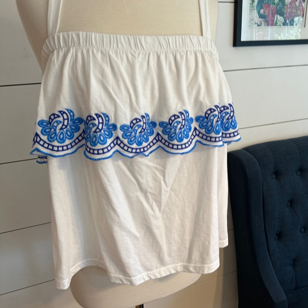 Lilly Pulitzer Benita Scalloped Tank Top
